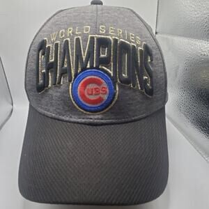 Chicago Cubs 2016 World Series Champions Hat MLB Baseball Cap Gray